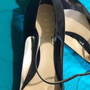 Black shoes brand Ralph Lauren very soft leather